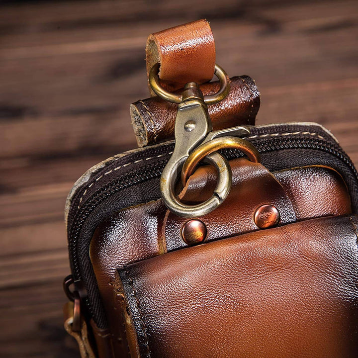 Kalsten | Elegant Leather Hip Pouch for Men