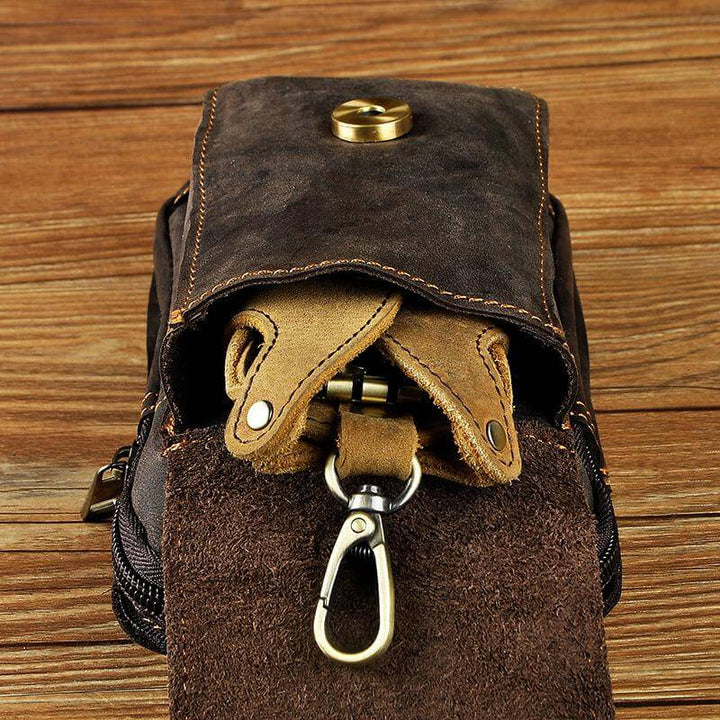Kalsten | Elegant Leather Hip Pouch for Men