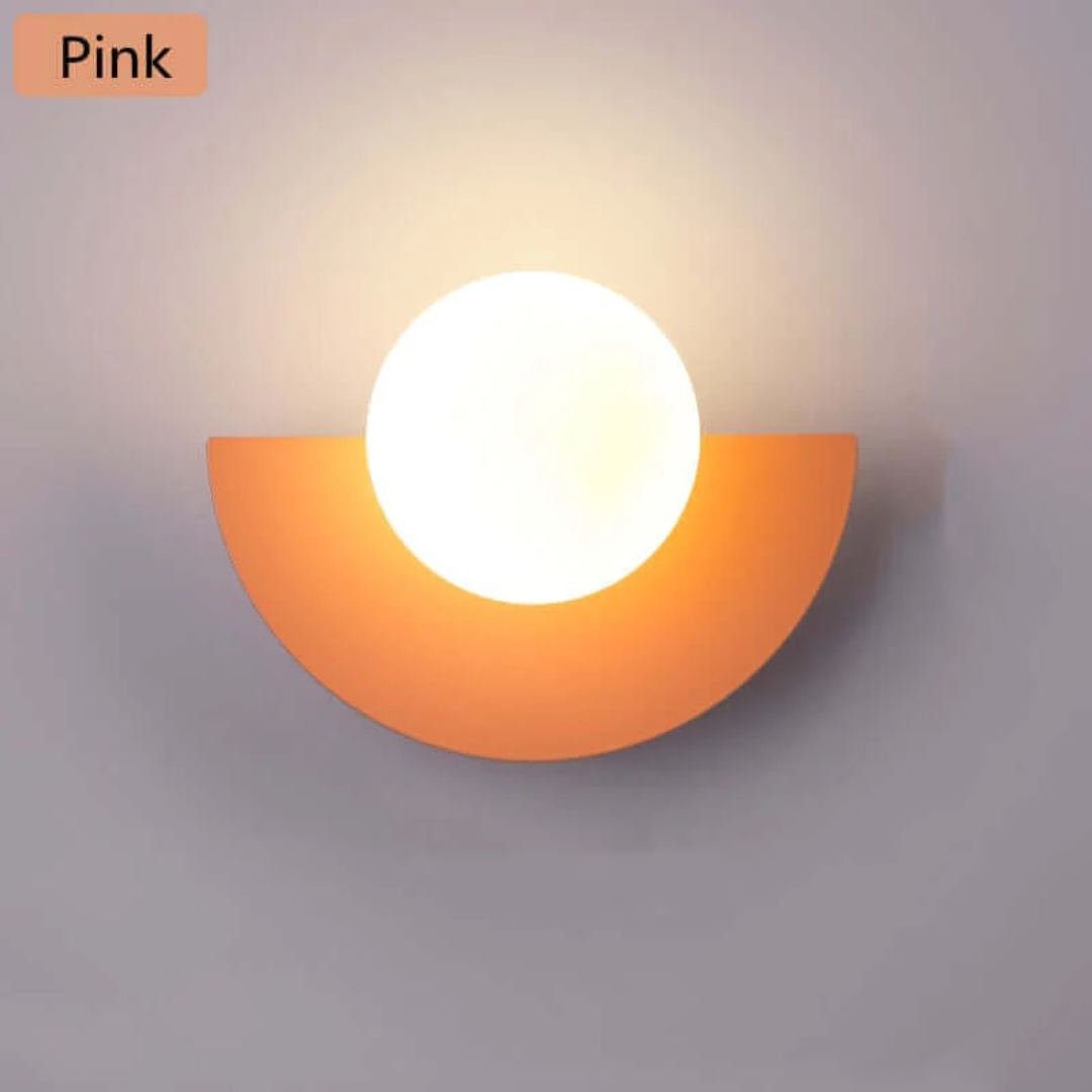Kalsten | Metal Half Moon Wall Lamp - LunaMetal