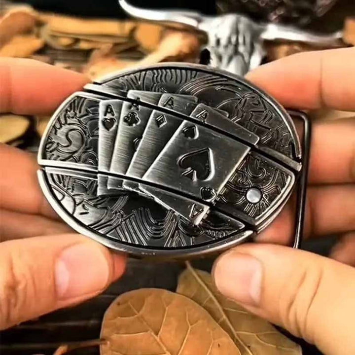 Kalsten | Metal Oval Cowboys Belt Buckle