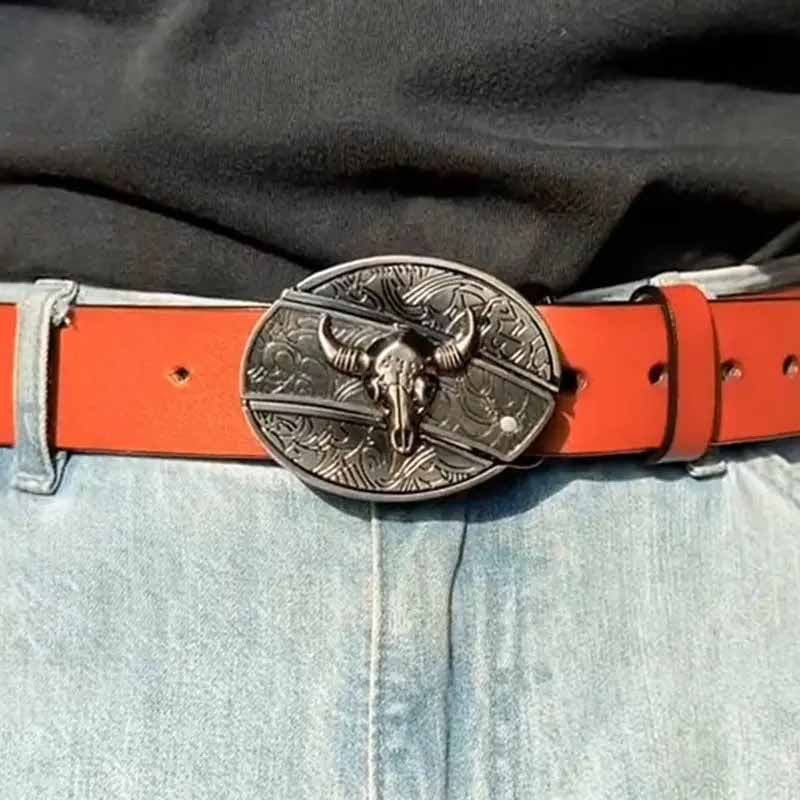 Kalsten | Metal Oval Cowboys Belt Buckle