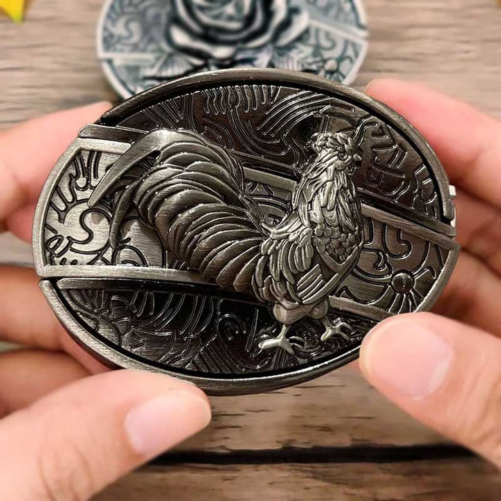 Kalsten | Metal Oval Cowboys Belt Buckle