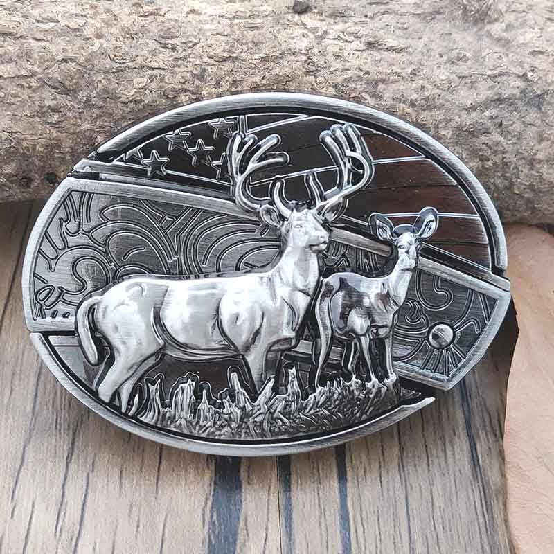 Kalsten | Metal Oval Cowboys Belt Buckle