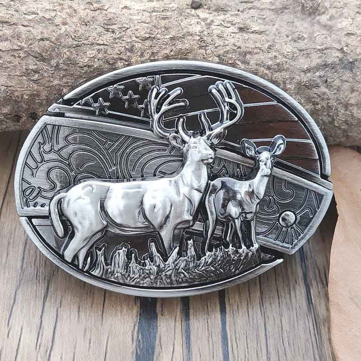 Kalsten | Metal Oval Cowboys Belt Buckle