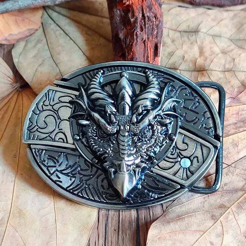 Kalsten | Metal Oval Cowboys Belt Buckle