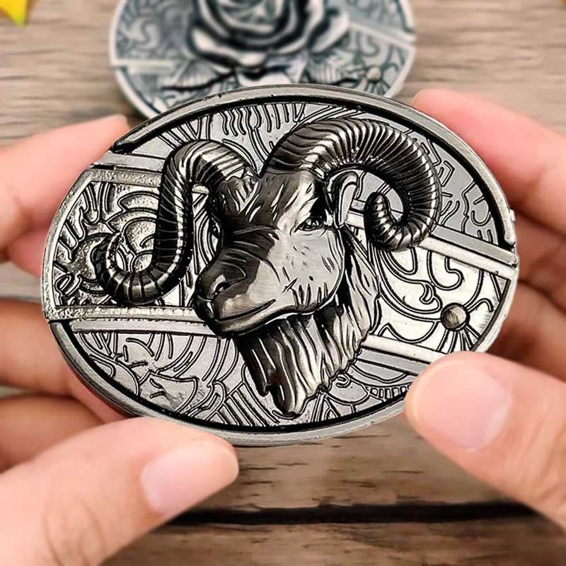 Kalsten | Metal Oval Cowboys Belt Buckle