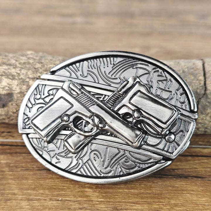 Kalsten | Metal Oval Cowboys Belt Buckle