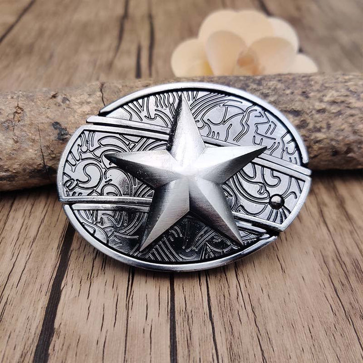 Kalsten | Metal Oval Cowboys Belt Buckle