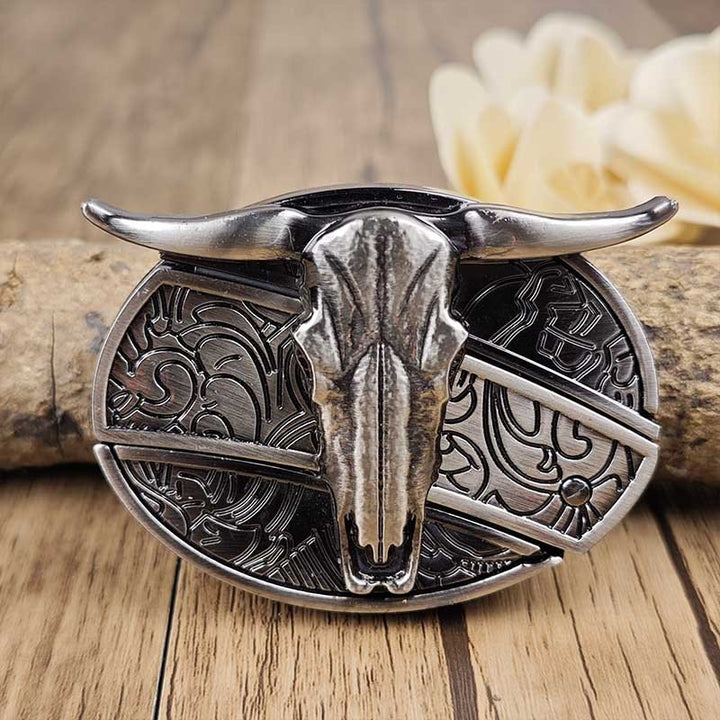 Kalsten | Metal Oval Cowboys Belt Buckle