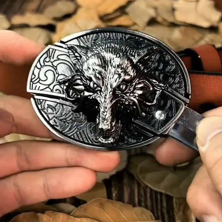 Kalsten | Metal Oval Cowboys Belt Buckle