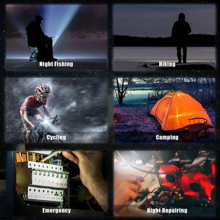Keychain COB-LED flashlight - rechargeable - 3 light modes | Kalsten