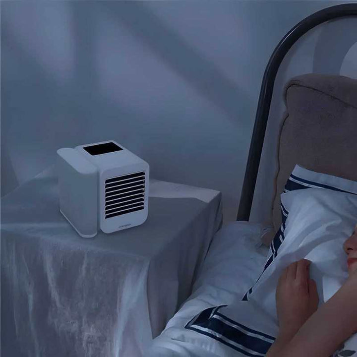 MicroCool Mini Air Conditioner Portable Evaporative Swamp Cooler with 1000ml Water Tank | Kalsten