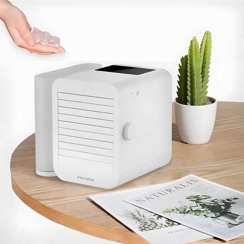MicroCool Mini Air Conditioner Portable Evaporative Swamp Cooler with 1000ml Water Tank | Kalsten