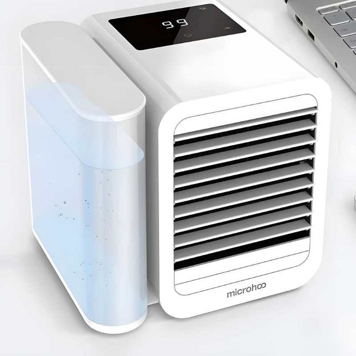 MicroCool Mini Air Conditioner Portable Evaporative Swamp Cooler with 1000ml Water Tank | Kalsten