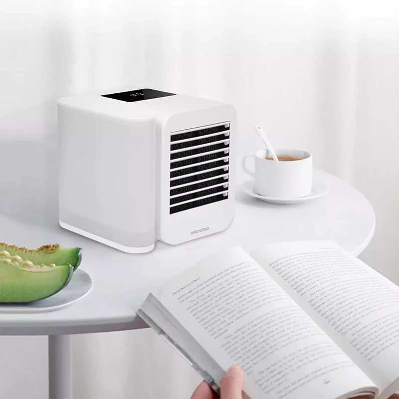 MicroCool Mini Air Conditioner Portable Evaporative Swamp Cooler with 1000ml Water Tank | Kalsten
