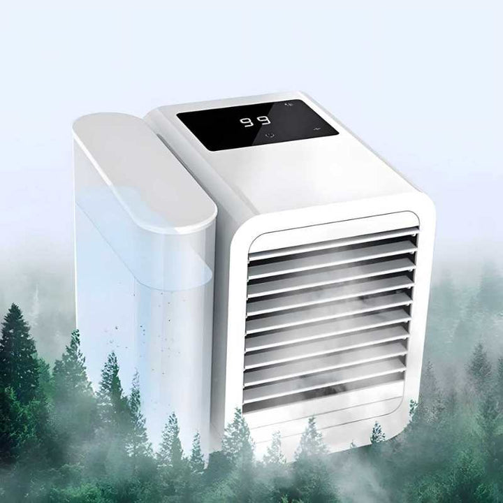 MicroCool Mini Air Conditioner Portable Evaporative Swamp Cooler with 1000ml Water Tank | Kalsten
