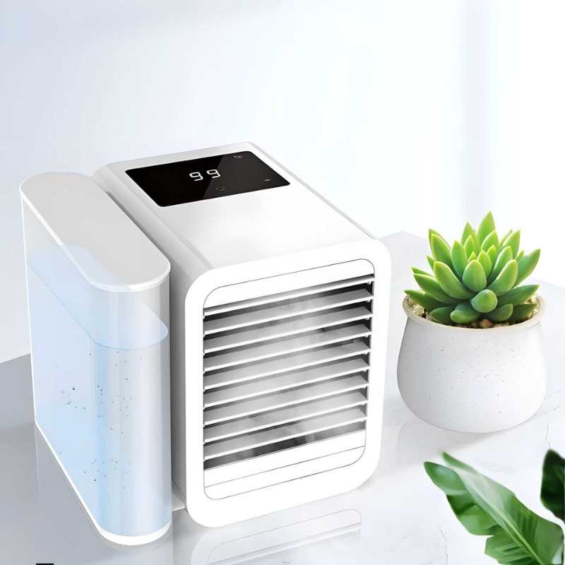 MicroCool Mini Air Conditioner Portable Evaporative Swamp Cooler with 1000ml Water Tank | Kalsten