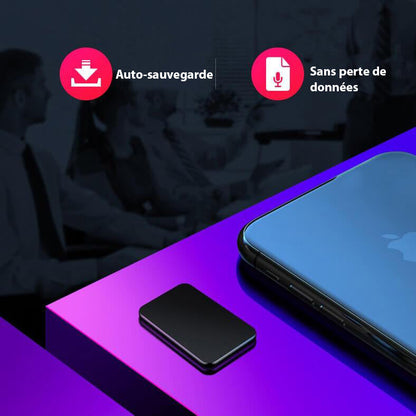 Ultra-thin Mini Audio Recorder – Discrete, portable recordings with long battery life