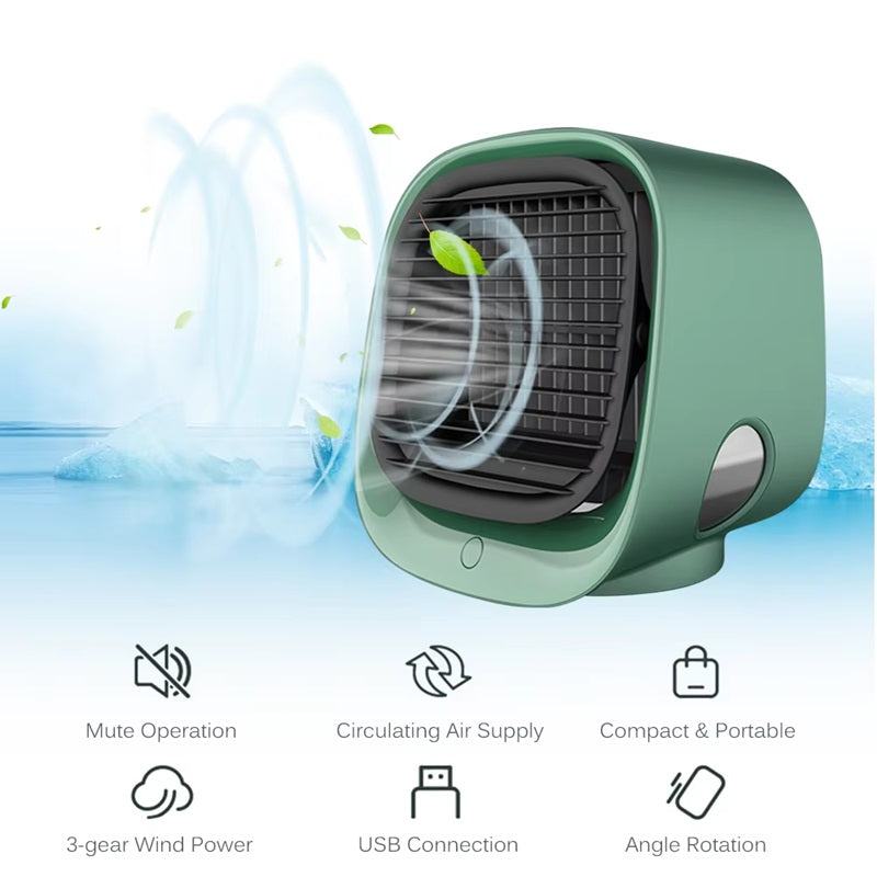 3-in-1 Mini Air Conditioner with Cooling, Humidifying & Air Purifying | Kalsten