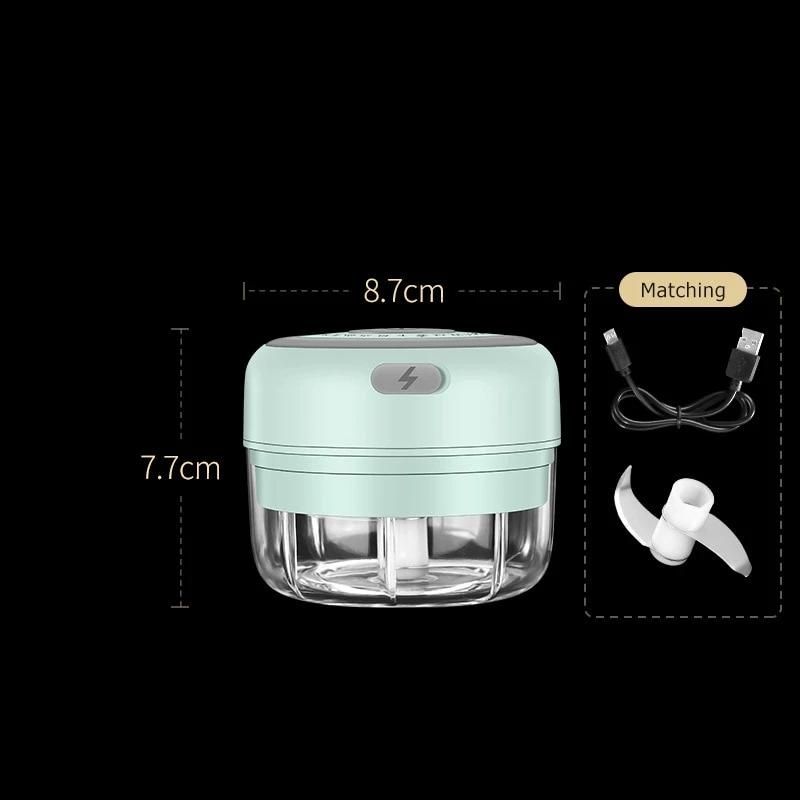 Kalsten | ZerkliX Electric Mini Chopper | Compact & Rechargeable | BPA-free & Stainless Steel Blades | 150 ml