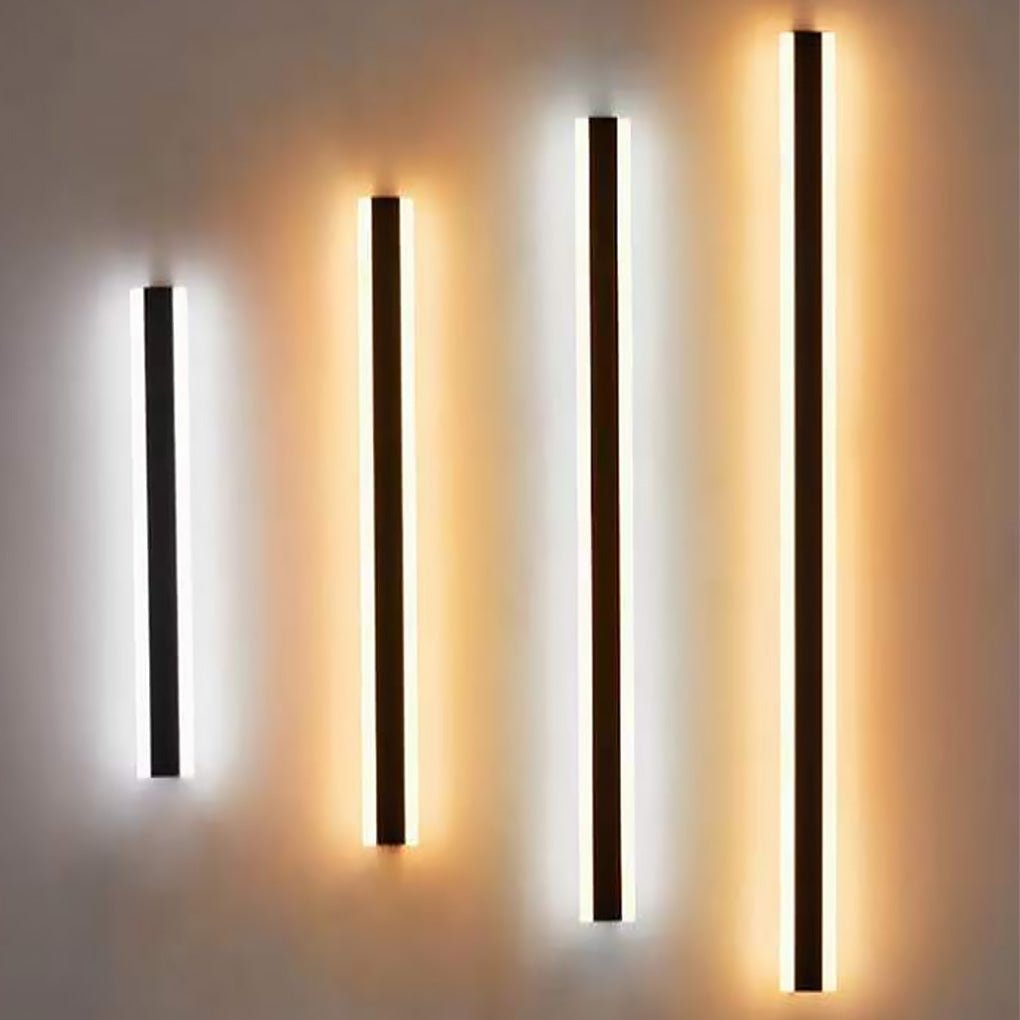 Linear LED Long Outdoor Wall Light Minimalist Exterior Wall Mount Lights Waterproof for Porch | Kalsten