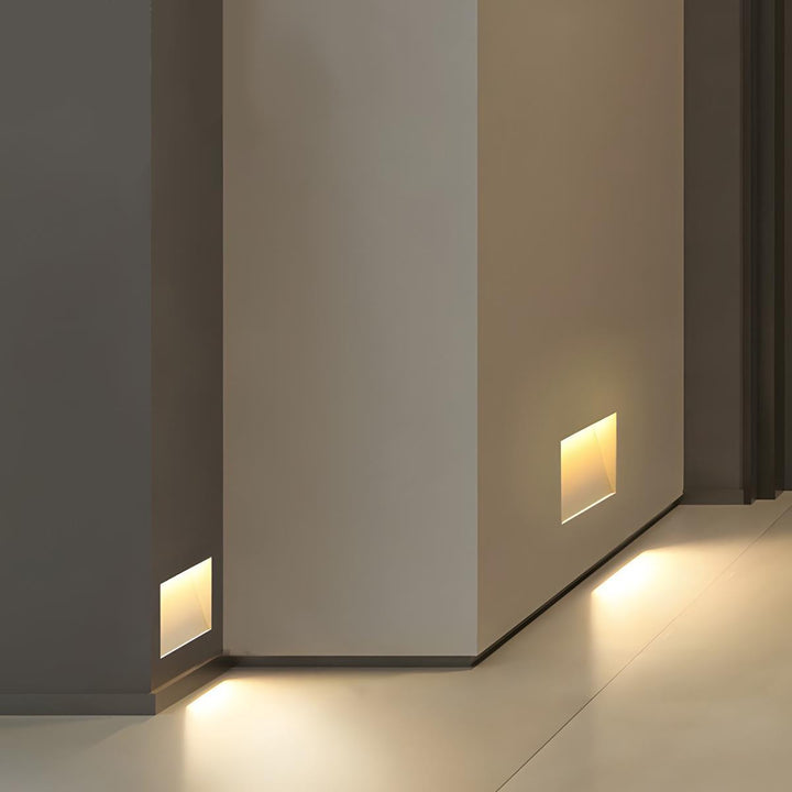 LED Recessed Wall Light with Motion Sensor
