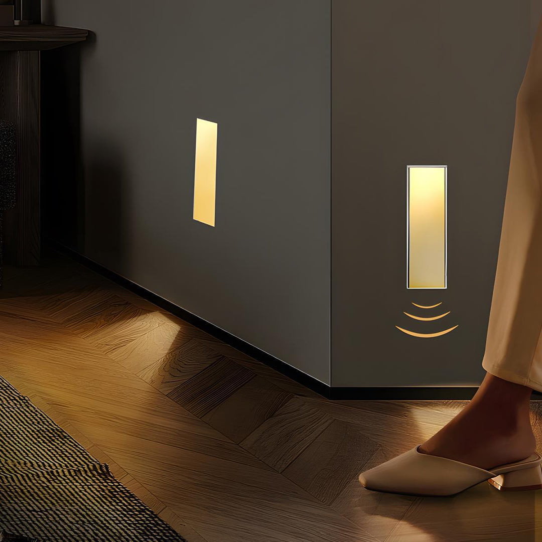 LED Recessed Wall Light with Motion Sensor