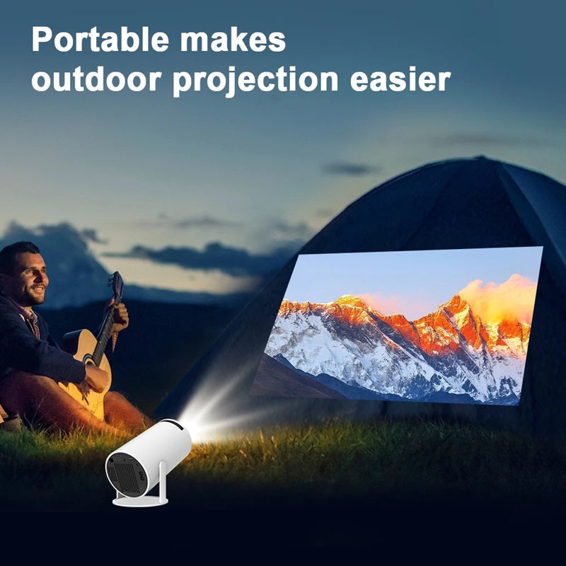 Smart 4K Mini Projector with Dual WiFi & Bluetooth