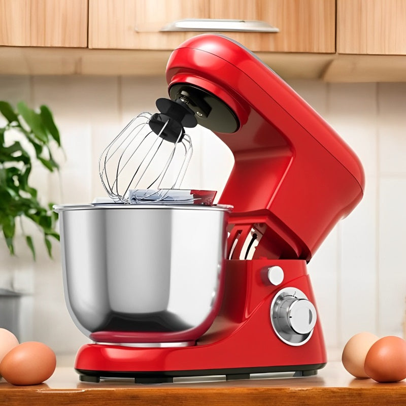 Kalsten | Powerful 6-Speed Stand Mixer with 5.3Qt Stainless Steel Bowl and Versatile Attachments