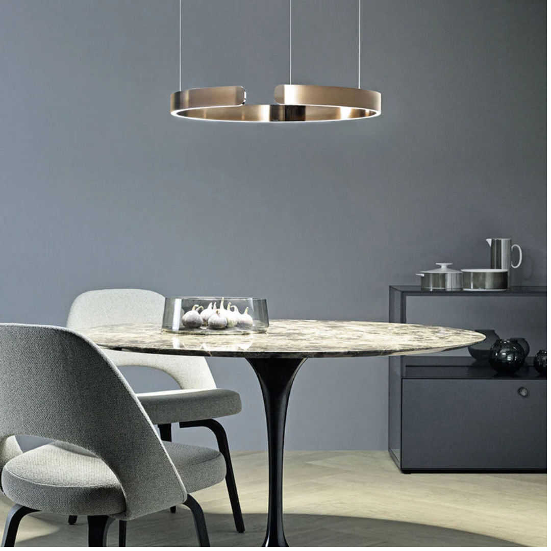 Modern Circle LED Pendant Lamp - HaloRing