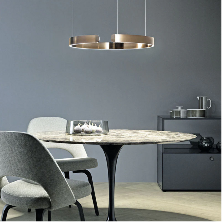 Modern Circle LED Pendant Lamp - HaloRing