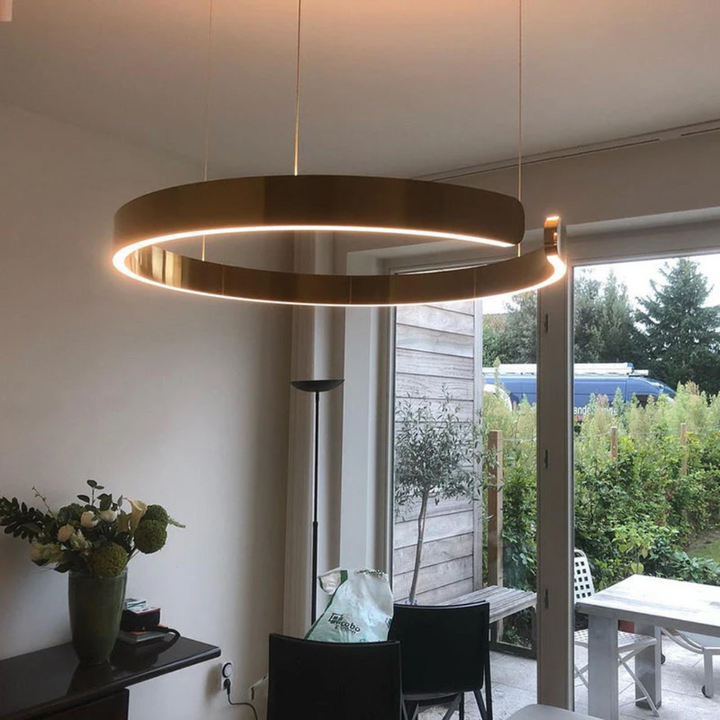 Modern Circle LED Pendant Lamp - HaloRing