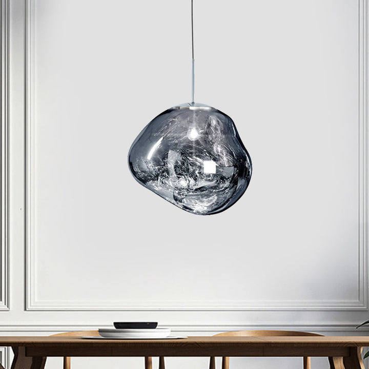 Kalsten | Modern Glass Ceiling Light - LunaLux