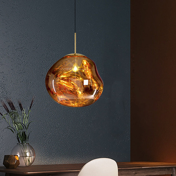 Kalsten | Modern Glass Ceiling Light - LunaLux