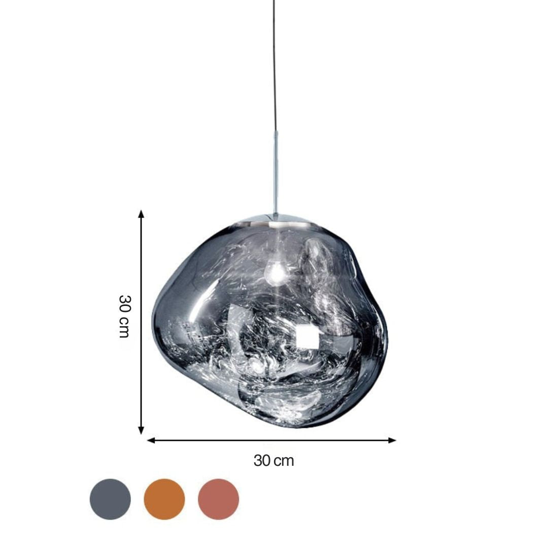 Kalsten | Modern Glass Ceiling Light - LunaLux