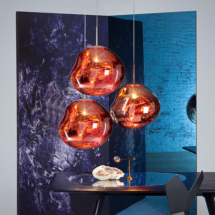 Kalsten | Modern Glass Ceiling Light - LunaLux