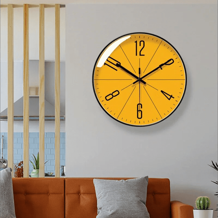 Kalsten | MINUTUM – Minimalistic wall clock in Scandinavian style with silent quartz movement