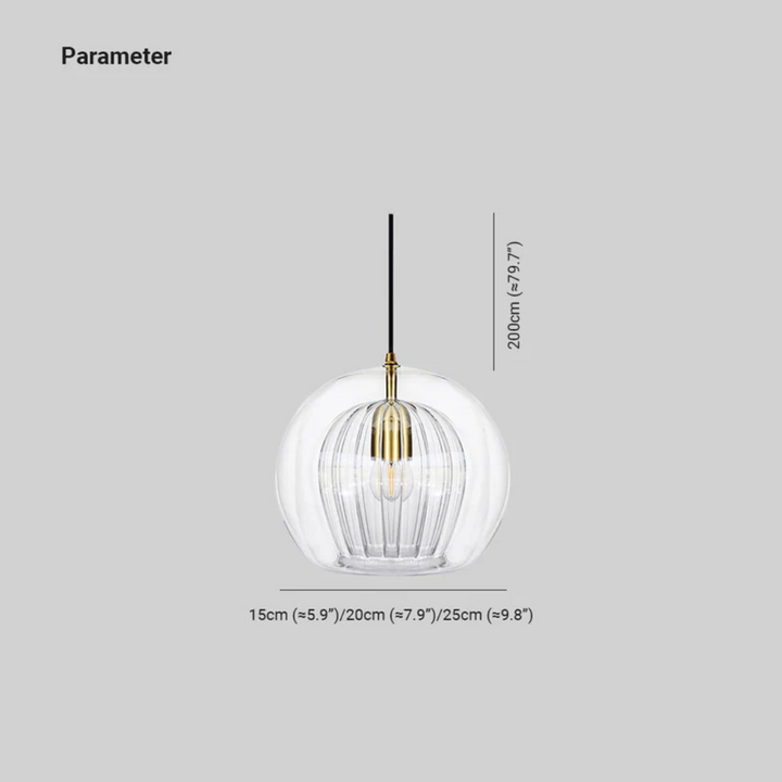 Modern Spheric LED Pendant Lamp - Aurora Sphere