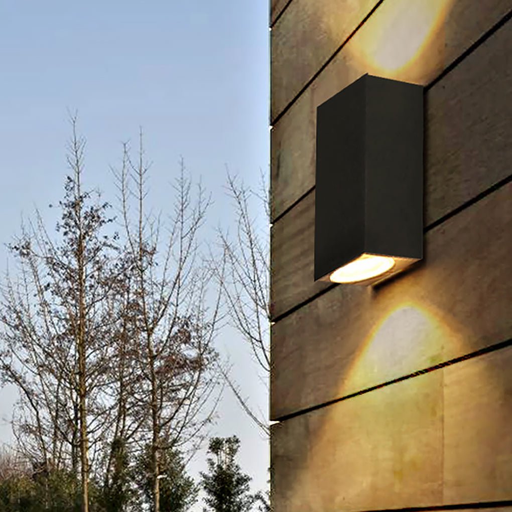Modern Square Design Outdoor Waterproof Wall Light for Villa Courtyard Balcony | Kalsten