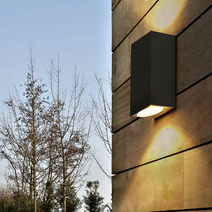 Modern Square Design Outdoor Waterproof Wall Light for Villa Courtyard Balcony | Kalsten