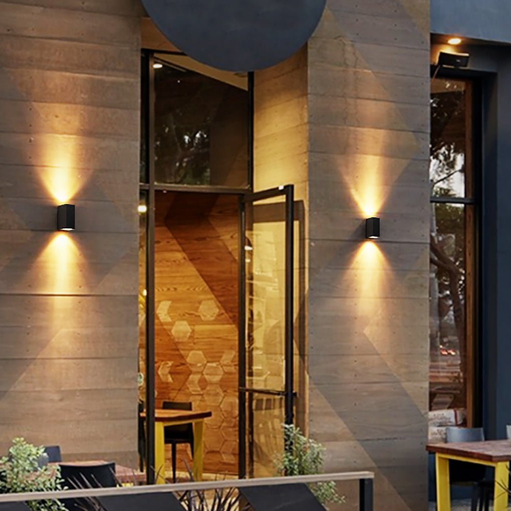 Modern Square Design Outdoor Waterproof Wall Light for Villa Courtyard Balcony | Kalsten
