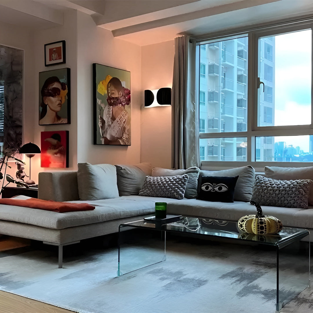 LuminaSquare Wall Lamp - Modern Design and Atmospheric Light | Kalsten