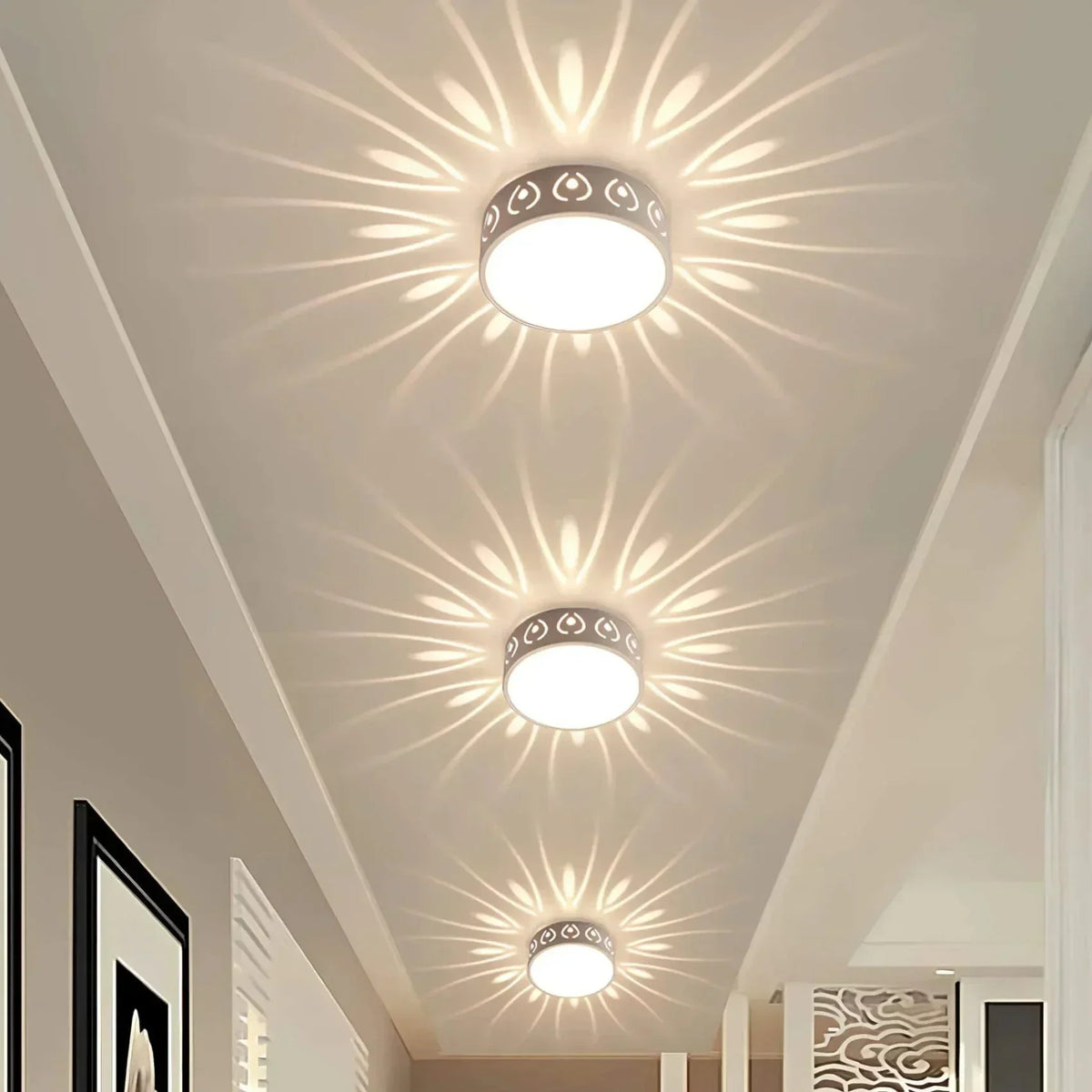 Elegant Hallway Ceiling Light – Warm or Cool White | Karnz