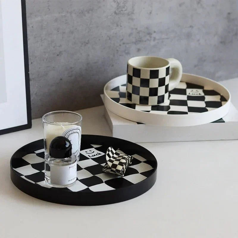 Kalsten | Monochrome Chessboard Storage Tray