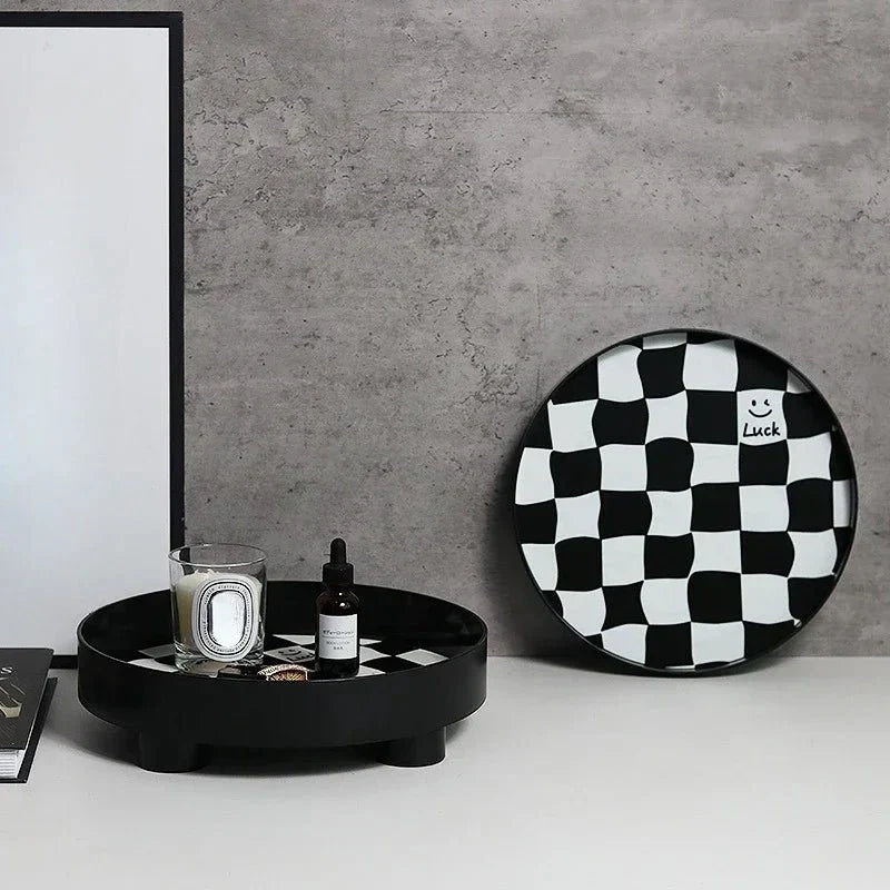 Kalsten | Monochrome Chessboard Storage Tray