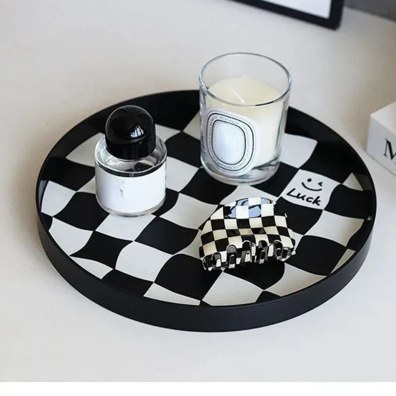 Kalsten | Monochrome Chessboard Storage Tray