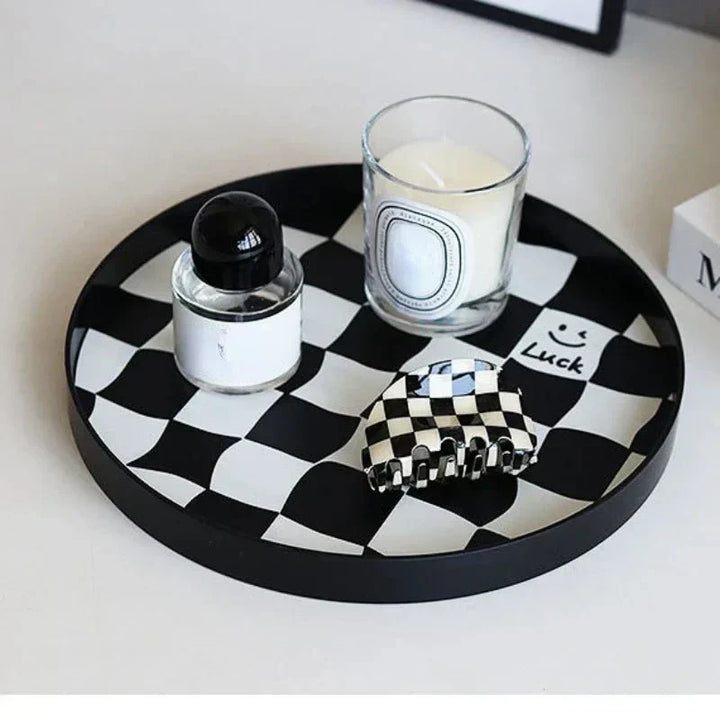 Kalsten | Monochrome Chessboard Storage Tray