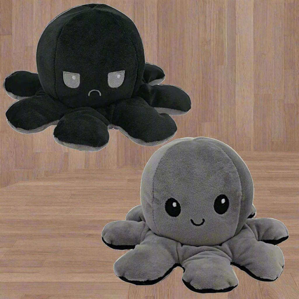 Kalsten | Reversible Plush Octopus Soft Toy