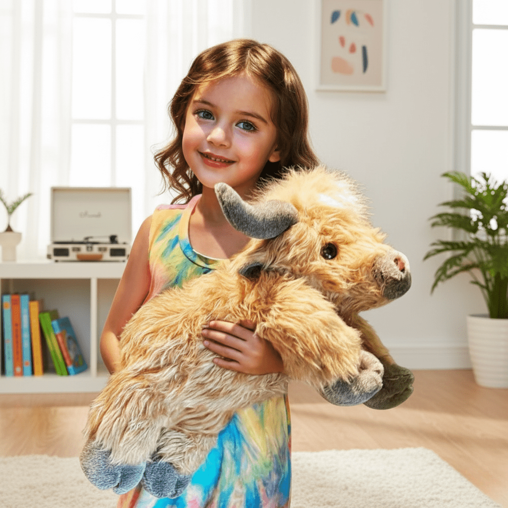 Kalsten | MOOLETTE – Lovable Highland Cow Plush with Cozy, Huggable Design