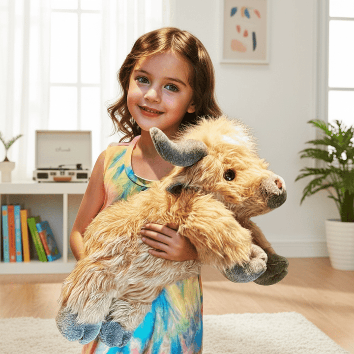 Kalsten | MOOLETTE – Lovable Highland Cow Plush with Cozy, Huggable Design